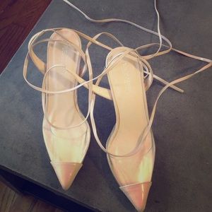 Public desire- ankle strap heels- brand new!